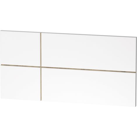 Tête de lit enfant coloris blanc / Cambrian - Hauteur 50 x Longueur 100 x Profondeur 3.2 cm