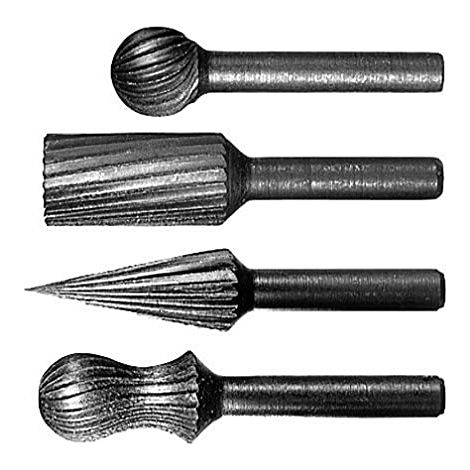 Set escofinas (cón,cilíndr,red): 13x56mm
