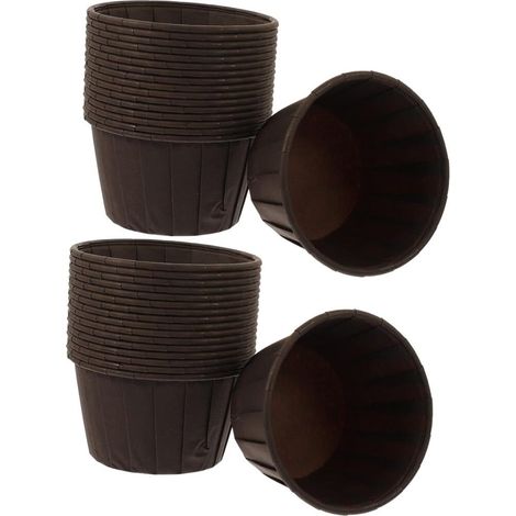Set mit 50 lichtbeständigen, ölbeschichteten Papier-Muffinförmchen, ideal zum Backen und für Partys (1/5)