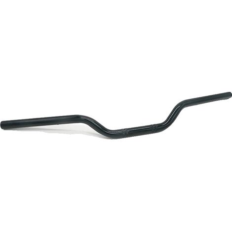 Manubrio universale, stile chopper classico, nero (1/2)