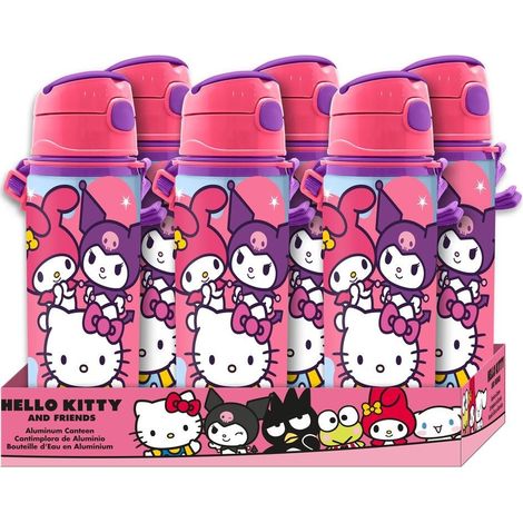 Borraccia Hello Kitty in alluminio capacit 600 ml