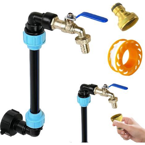 Adapter Schlauchadapter Schlauch Wasserhahn Ventil aus (1/5)