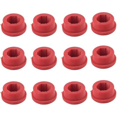 Silentblocs de bras de suspension inférieurs (LCA) rouges résistants, silentblocs de carrossage arrière décoratifs en polyuréthane, accessoire auto pour route (1/5)
