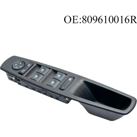 Interrupteur Lève-Vitre Électrique - Pour Renault Scenic III Megane III 2009-2016 - Côté Conducteur - Référence 809610016R (1/5)