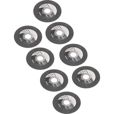 Lot de 20 disques à polir et à meuler en carbure de silicium pour fibre de verre et acier inoxydable, diamètre extérieur 100 mm, diamètre intérieur 22 mm. (1/5)