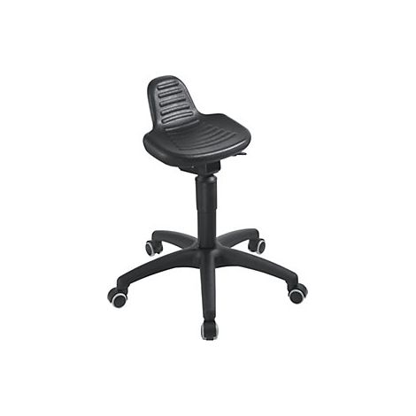 Taburete de trabajo  asiento de espuma de PU  con ruedas