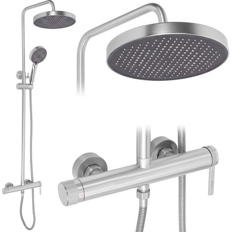 SET DOCCIA REA GRACE BRUSH NICKEL (1/5)