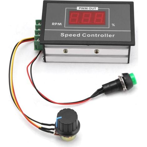 Contrleur de vitesse de moteur DC 6-60V 12V 24V 36V 48V 30A PWM DC interrupteur de démarrage et d'arrêt (1/5)