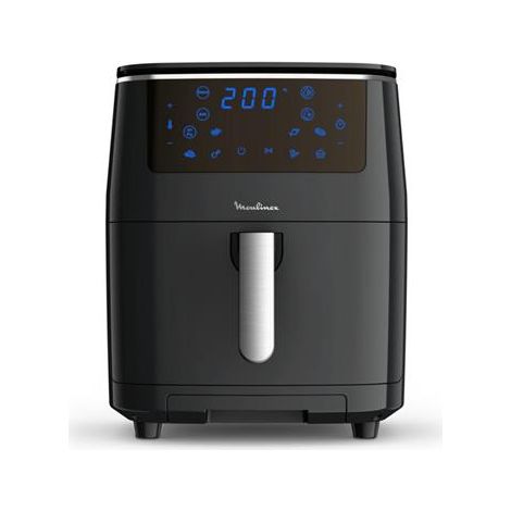 Moulinex AL2018 Friggitrice ad Aria 6,5L, Friggitrice ad Aria Calda, Colore Nero. Tipo di prodotto: Friggitrice ad aria calda, Capacità: 6,9 L. Tipo di costruzione: Singolo, Colore del p... - AL201810
