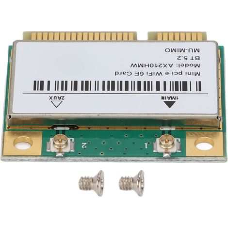 Carte réseau sans fil 2,4 GHz, 5 GHz et 6 GHz, interface Mini PCIe, transmission haute efficacité, accessoires informatiques (1/5)