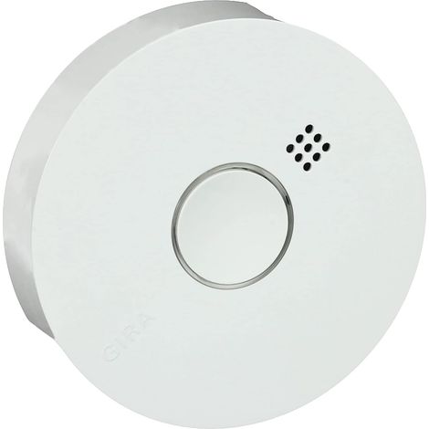 GIRA 114502 Photoelectrical reflection detector Interconnectable smoke detector - smoke detectors (Battery, 9 V, 10 year(s), 38.5 mm) (1/4)
