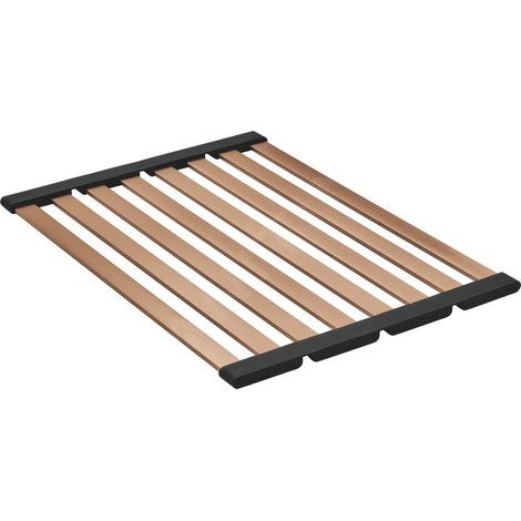 Égouttoir pour évier de cuisine 40854 490x348mm coucher de soleil chaud brossé (1/2)