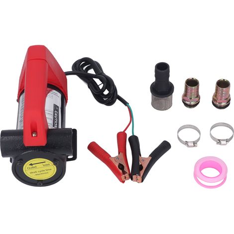 Pompe électrique à gasoil 45-50 L/min, 8 mètres, transfert d'huile efficace pour voiture et moto, DC 12V (1/5)