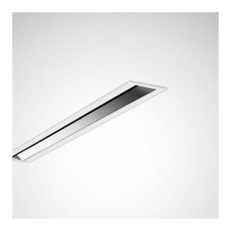 Plafonnier encastré fluo 1x54W (tube T5 non incl) 1200x150mm optique asymétrique ballast électronique TRILUX 6128204