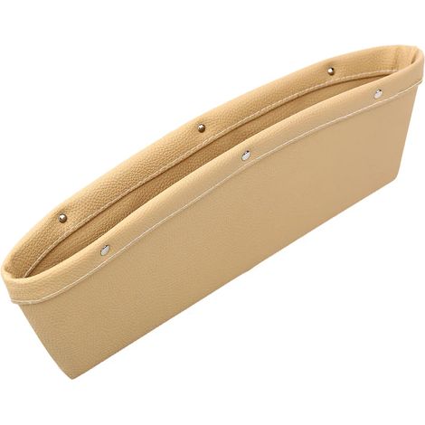 (Beige) boîte de rangement organisateur de remplissage d'espace de siège de voiture pour AUDI A1 A3 A4 A5 A6 A7 A8 TT 80 Q3 Q5 Q7 A4L A6L B5 B6 B7 C5 C6 C7 accessoires (1/5)