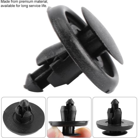 Attaches de Garde-Boue pour Toyota - 50 Pièces 90467-07166, Fixation Rapide Type Poussoir (1/5)