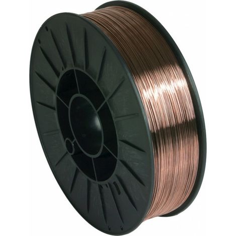 GYS – Fil à souder plein acier Ø0.8 mm – Bobine plastique S300 – 5 kg – Soudage MAG pour aciers non alliés et faiblement alliés (1/9)