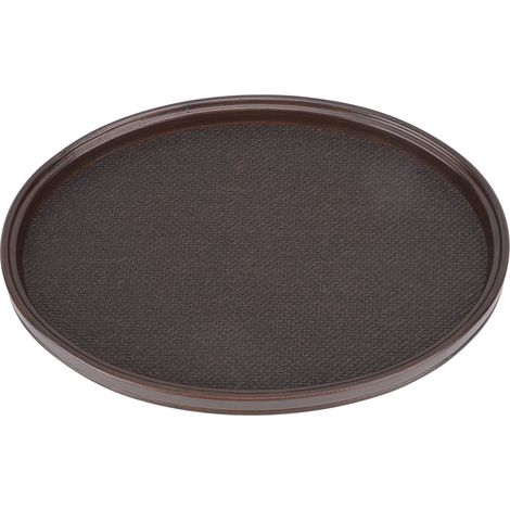 Plateau de Service en Bambou Japonais Minimaliste Vintage pour Thé, Desserts et Dîner, Grand Format Ovale (1/5)