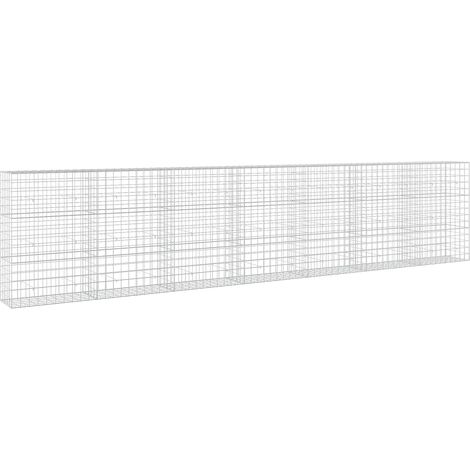 Gabione mit 3,5 mm Draht und 10x10 cm Maschen 700x50x150 cm vidaXL