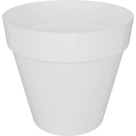 Maceta Loft Urbano con Ruedas Diámetro 40cm Blanco - Elho
