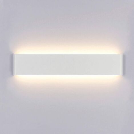 Applique Murale Interieur LED 40CM Lampe Murale Blanc Chaud Moderne Up Down Lampe 14W AC 220V Luminaire Mural pour Chambre Salon Escalier Couloir [Classe énergétique A+] (1/4)