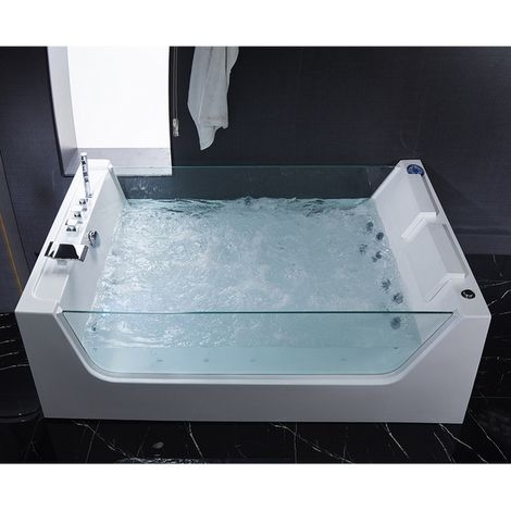 Bagno Italia Vasca idromassaggio 170x120cm riscaldatore led termostatico 32 getti (1/3)