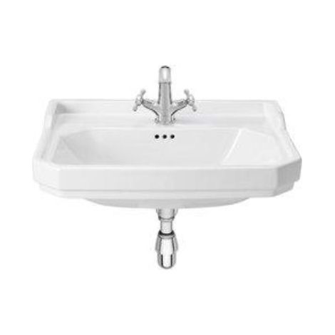 Lavabo de porcelana mural para pedestal - ROCA Longitud: 650 mm