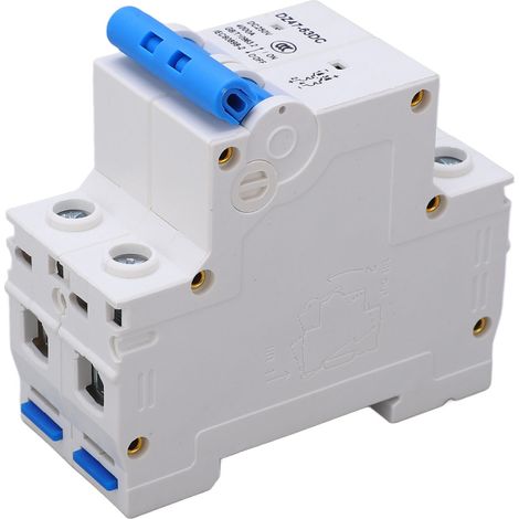 Disjoncteur DC Photovoltaïque 2P 4kA Pouvoir de Coupure Ignifuge Mini Disjoncteur PV 250V CC 16A (1/5)