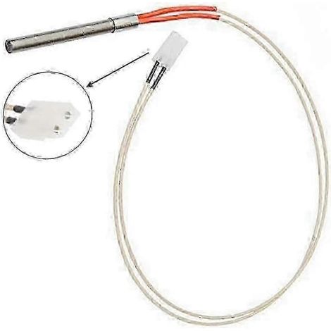 Kit d'allumage de rechange pour barbecues à pellets Traeger, Camping Chef et Pit Boss (pièces détachées professionnelles pour barbecue, N9,5 mm x 110 mm, 230 V). (1/5)