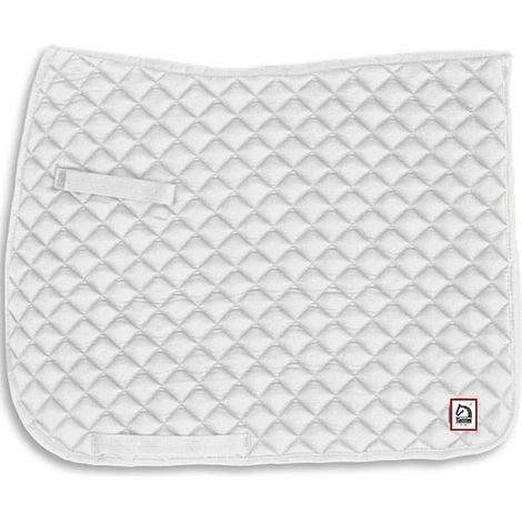 Vollständig, Blau 09: Gesteppte Dressur-Satteltasche mit Schaumstoffpolsterung (1/2)