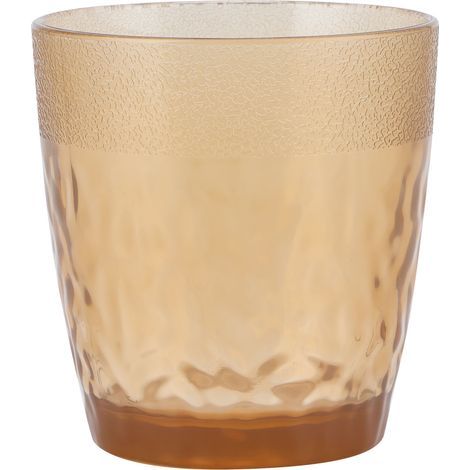 Verre à boire 200 ml, tasse à thé floral, petite chope à bière en acrylique pour fête à la maison, cuivre (1/5)
