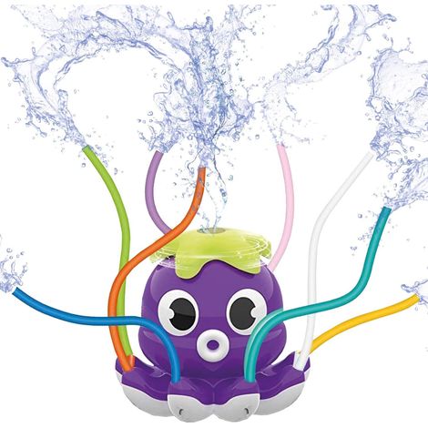 Octopus Arroseuse Violette  Set water Child  Poulpe Sprayer Jet water  Installation Easy  Toy Aquatic Fun & Playful  Sets Outdoor Full Air (1/5)