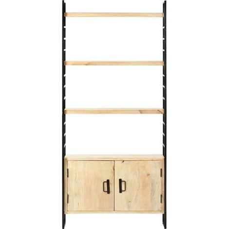 Maison Exclusive - Bücherregal 4 Ebenen 80x30x180 cm Mango Massiv