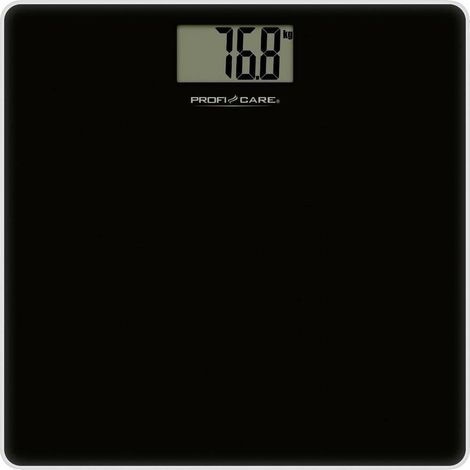 Pèse-personne électronique avec écran LCD proficare Noir PC-PW3122-Noir