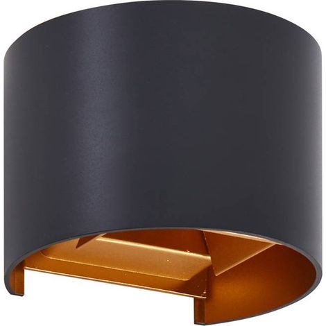 Lindby LED 'Nivar' in Nero da Metallo