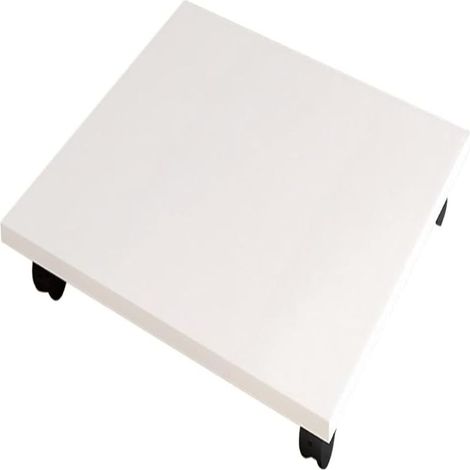 Irovami Support pour imprimante sous bureau avec 4 roulettes - Support mobile pour imprimante/photocopieur et unité centrale, blanc (1/5)