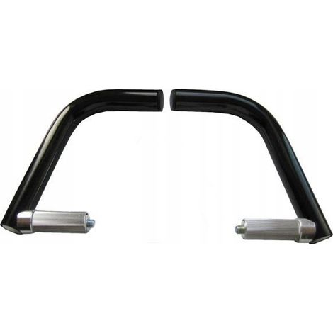 Clacson per bicicletta PER manubrio, lunghi, in alluminio nero