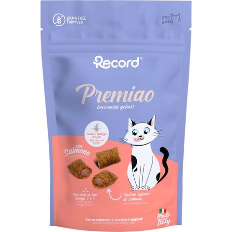 Premiao pelle e pelo snack ripieni per gatti 50 g salmone (1/2)
