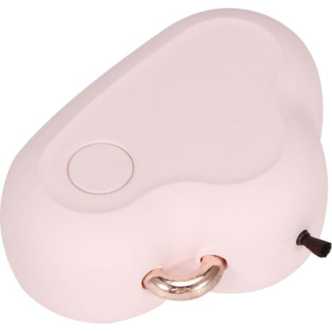Mini-Luftreiniger in niedlicher Form, tragbar, hängend, mit Negativ-Ionen, USB-aufladbar, geräuscharm, rosa (1/5)