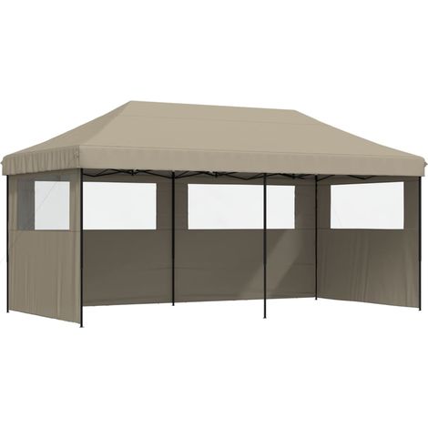 Maison Exclusive - Partyzelt Faltbar Pop-Up mit 3 Seitenteilen Ta