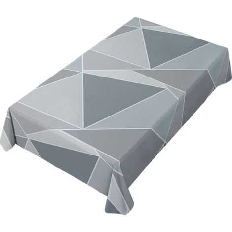 1 nappe de table en PVC, imperméable et épaisse, nappe moderne pour table basse ou d'appoint, usage intérieur