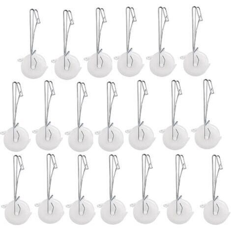 Ahlsen Lot de 20 crochets à rouleau de support pour tomates avec ficelle de 15 m, kit de treillis de serre, crochet durable pour empêcher les tomates de pincer ou de tomber, kit de treillis de vigne