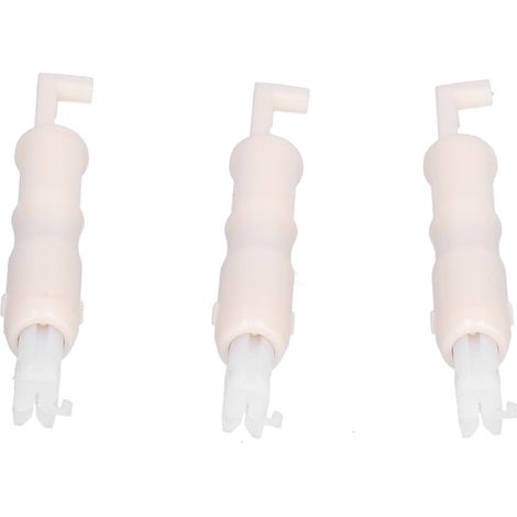 Enfile-aiguilles automatique 3 pièces, outil auxiliaire portable en plastique pour aiguilles à coudre, adapté aux machines à coudre domestiques