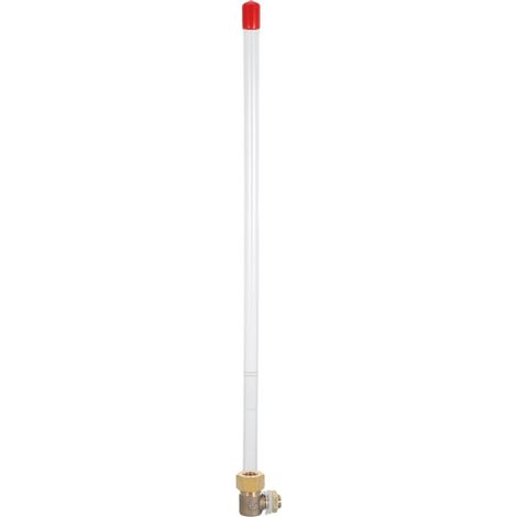 Indicateur de Niveau pour Cuve avec Tube 40cm et Raccord 1/4 Monocoudé Tube de Niveau 40cm, Raccord 1/4 Monocoudé, Mesure de Niveau Visuel Bac Eau, Jauge Mécanique pour Chaudière et Citerne Eau (1/5)