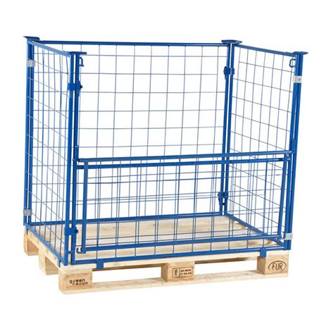 Collare pieghevole per Pallet in acciaio - 800x1200x1600mm - 2340059216