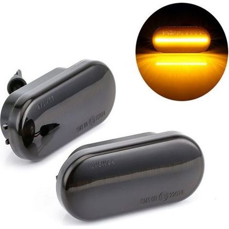 Dynamische Blinker, Ersatz-LED-Seitenmarkierungsleuchten für Golf 3, Polo, VW T5, Sharan, Passat 14805294 (1/5)
