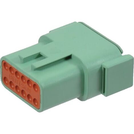 Caja para enchufe 12 polos'macho DTM-C POSITIONS DEUTSCH DTM DSDTM0412PC 12 (1/2)