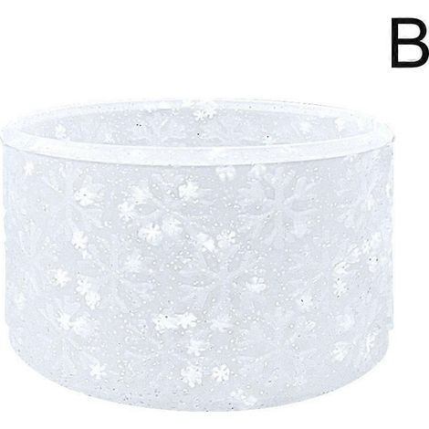 Housse de protection en silicone à motif flocons de neige de Noël pour tasse ou bouteille de voiture (1/5)