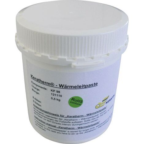 Pâte thermique Kerafol KERATHERM KP98 500 g 6 W/mK 500 g Température (max.): 150 °C Q60006 (1/5)