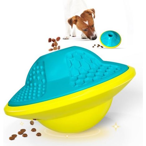 Jouet interactif distributeur de friandises pour chien – Réutilisable – Plastique – Pour croquettes et snacks – Stimulation mentale (1/5)